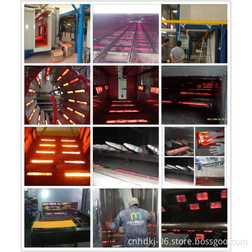 Customized industrial powder coating oven heating system infrared ceramic gas burner